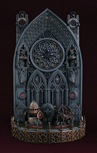 The Gothic Clock — эксклюзивные кинетические часы в готическом стиле