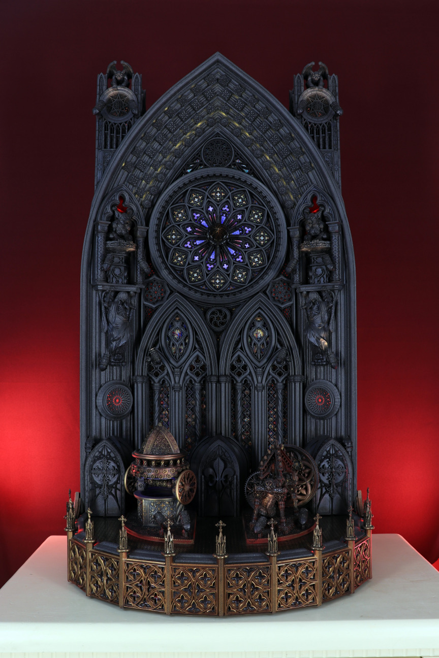 The Gothic Clock — эксклюзивные кинетические часы в готическом стиле